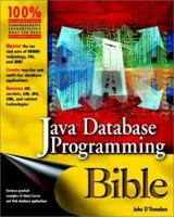 Java Database Programming Bible 0764549243 Book Cover