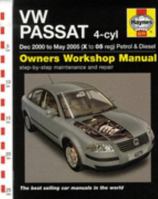VW Passat 4-cyl Petrol and Diesel Service and Repair Manual: 2000-2005 (Haynes Service and Repair Manuals) 1844252795 Book Cover