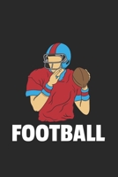 American Football Notizbuch: American Football Notizbuch f�r Liebhaber / Notizheft / Notizblock A5 (6x9in) Dotted Notebook / Punkteraster / 120 gepunktete Seiten 1678731048 Book Cover