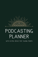 Podcasting Planner: With Extra Space For Talking Points - For Professional or Aspiring Podcasters - Leather Effect 1676784357 Book Cover