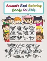 Animals best coloring books for kids: Big Activity Workbook for kids, grils & boys, animals coloring book B08JF16VVB Book Cover
