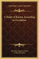 A Study Of Karma According To Occultism 1162822856 Book Cover