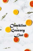 Checklist Grocery List: Personalised Prioritize Task Note Pad Planner To Do List 5.5 x 8.5 With Check Boxes 1709906626 Book Cover