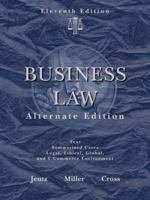 West's Business Law, Alternate Edition 0314779884 Book Cover