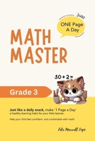 One Page A Day: MATH MASTER for Grade 3: Just like a daily snack, make '1 Page a Day' a healthy learning habit for your little learner. B0F26QLY8T Book Cover