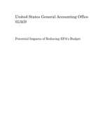 Potential Impacts of Reducing EPA's Budget 1090900147 Book Cover