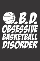 Obsessive Basketball Disorder: 6x9 inch lined ruled paper notebook notes 1677124288 Book Cover