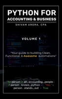Python for Accounting & Business - Volume 1 1958400327 Book Cover