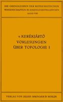 Vorlesungen Uber Topologie: I, Flachentopologie 3642505155 Book Cover