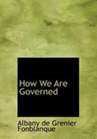 How We Are Governed B0BMSS6KGD Book Cover