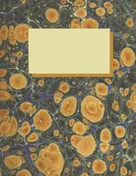 Composition Notebook: Green and Yellow Marble Cover - 150 College Ruled Line paper 8,5x11 - Ephemera, Antiques, Vintage style 1726126404 Book Cover