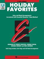Essential Elements Holiday Favorites: Eb Alto Clarinet Book with Online Audio 1540027902 Book Cover