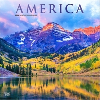 America 2026 12 X 24 Inch (Hanging) Monthly Square Wall Calendar Foil Stamped Cover Plastic-Free B0DYL1QC3G Book Cover