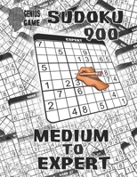 Genius Game - Sudoku 900 Medium To Expert: Sudoku puzzles book to solve B088N7YWX2 Book Cover