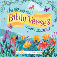 2021 Illustrated Bible Verses Wall Calendar 152350983X Book Cover