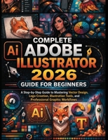 Complete Adobe Illustrator 2026 Guide for Beginners: A Step-by-Step Guide to Mastering Vector Design, Logo Creation, Illustration Tools, and Professional Graphic Workflows B0GZ342RSH Book Cover
