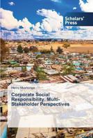 Corporate Social Responsibility. Multi-Stakeholder Perspectives 3639516117 Book Cover