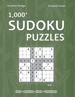 1,000+ Sudoku Puzzles B09BM8G75F Book Cover