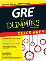 GRE for Dummies Quick Prep 1119068649 Book Cover