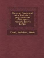 Das Neue Europa 3846025496 Book Cover