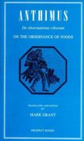On the Observance of Foods 0907325750 Book Cover