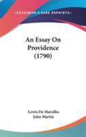 An Essay On Providence 1165309181 Book Cover