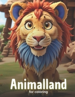 Animalland: for coloring B0CT62JJYY Book Cover