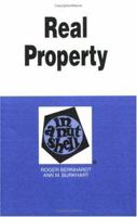 Real Property in a Nutshell (Nutshell Series.) 0314024360 Book Cover