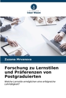 Forschung zu Lernstilen und Präferenzen von Postgraduierten 6206865894 Book Cover