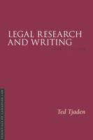 Legal Research and Writing, 4/E 1552214141 Book Cover