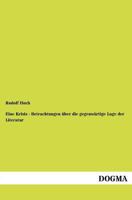 Eine Krisis 1161146326 Book Cover