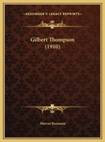 Gilbert Thompson 1176629468 Book Cover