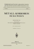 Metall-Korrosion Im Bauwesen 3709158974 Book Cover