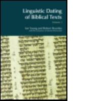 Linguistic Dating of Biblical Texts: Vol 1 1845530829 Book Cover