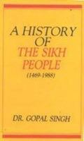 History Of The Sikh People (1469 1988) 8170231396 Book Cover