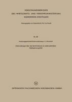 Untersuchungen Uber Das Spritzlackieren Im Elektrostatischen Hochspannungsfeld 3663032981 Book Cover