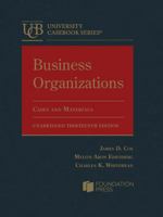 Business Organizations, Cases and Materials, Unabridged (University Casebook Series) 0314291245 Book Cover