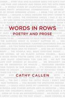 Words in Rows Poetry and Prose 0988471612 Book Cover