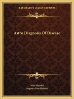 Astro Diagnosis Of Disease 1425352278 Book Cover