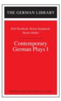 Contemporary German Plays I (German Library) 0826409725 Book Cover