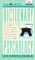 Dictionary of Psychology 080859186X Book Cover