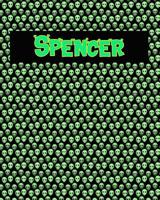 120 Page Handwriting Practice Book with Green Alien Cover Spencer: Primary Grades Handwriting Book 1097513432 Book Cover