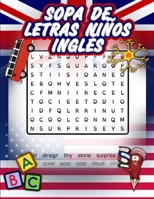 Sopa de Letras Niños Inglés: Libro de Sopa de Letras Para Niños y Adultos B0BVDLH41K Book Cover