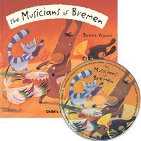The Musicians of Bremen [With CD] (Flip Up Fairy Tales) 1846431565 Book Cover