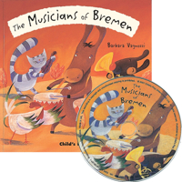 The Musicians of Bremen [With CD] (Flip Up Fairy Tales) 1846431158 Book Cover