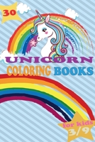 unicorn coloring books: book for kids 3/9 B08ZVR3WW1 Book Cover