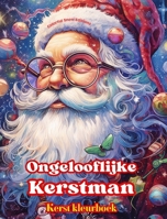 Ongelooflijke Kerstman - Kerst kleurboek - Mooie winter- en kerstmanillustraties om van te genieten: Een ideaal boek om de gezelligste Kerst van je le B0CP8FGTJ4 Book Cover