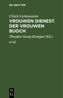 Ulrich Von Lichtenstein 1148574328 Book Cover