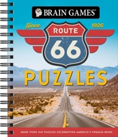 Brain Games - Route 66 Puzzles: More Than 140 Puzzles Celebrating America’s Famous Road 1639387927 Book Cover