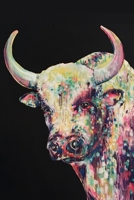 "Toro" by Jennifer Moreman: Colorful Bull 6x9" Dot Grid Bullet Notebook by Artist 1698193548 Book Cover